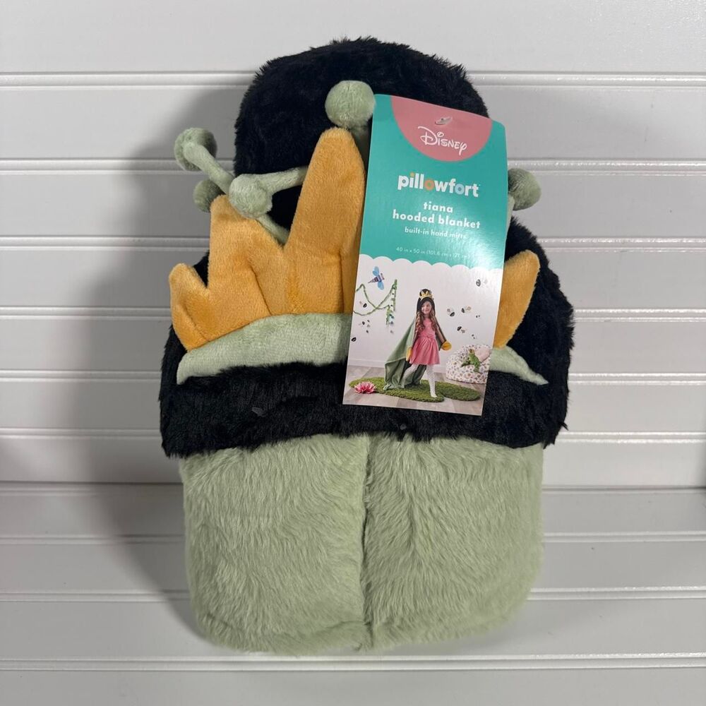 New Disney Tiana Hooded Blanket